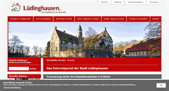 Desktop Screenshot of luedinghausen.de
