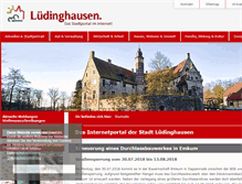 Tablet Screenshot of luedinghausen.de